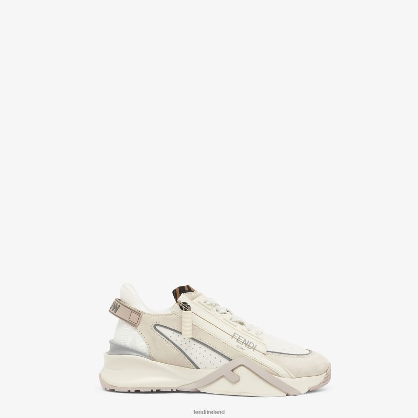 Fendi Women Suede Low Tops R06TFR1287 Shoes White